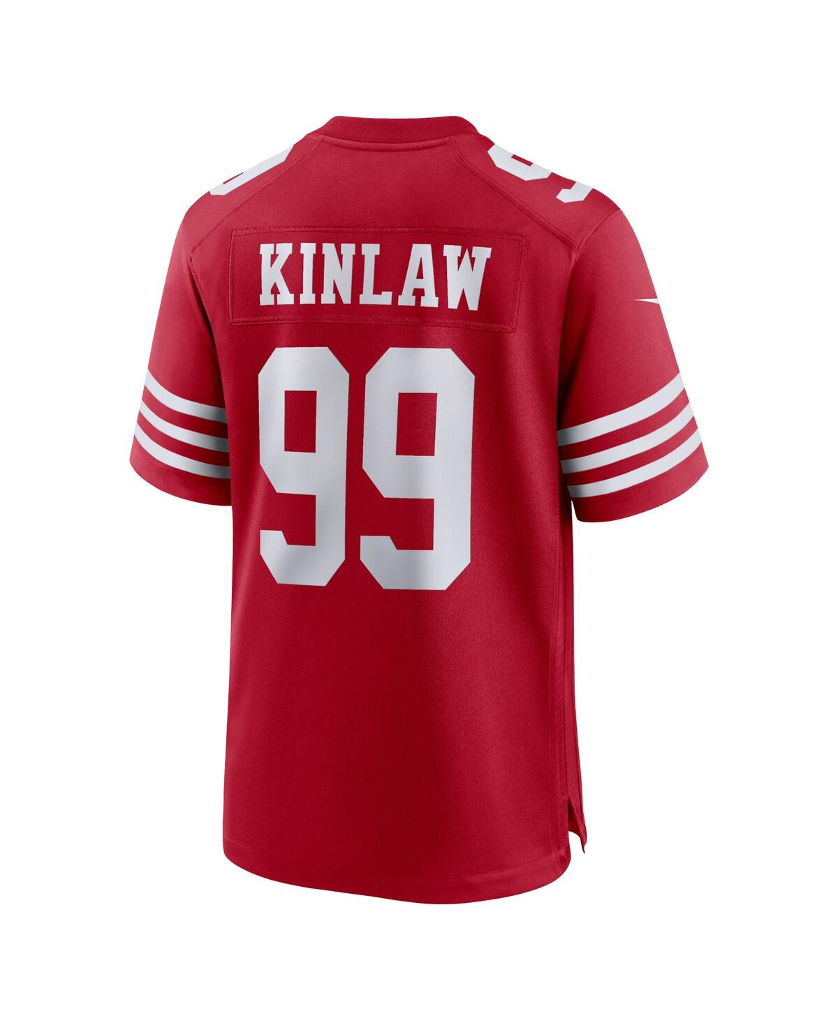 Men's Nike Javon KinlawSan Francisco 49ers Team Player Game Jersey - Scarlet