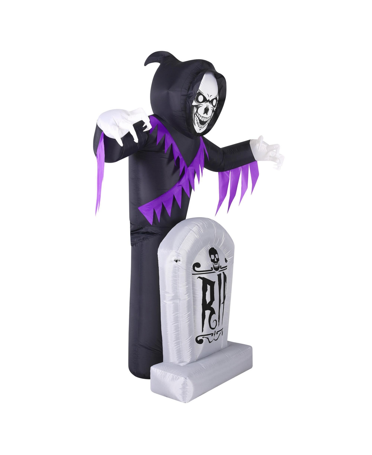 Hurley Halloween Inflatable Animated Tombstone Reaper,