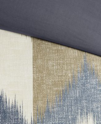 Alpine Chevron Stripe Reversible Comforter Set, Full/Queen