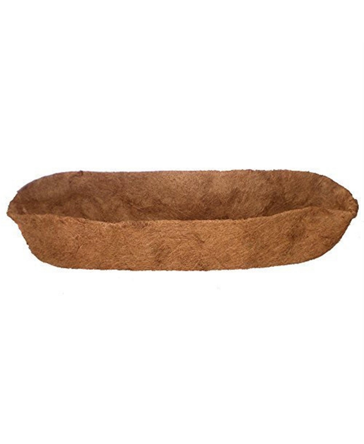 Coconut Arts Forge Trough Shaped Coco Liner, 48-Inch - Brown