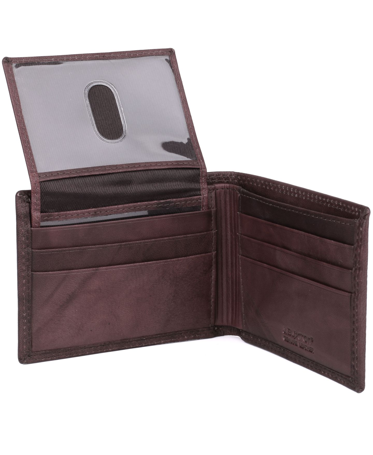 Кошелёк Julia Buxton J. Buxton Mini Hunt Credit Card Billfold Wallet, цвет: Коричневый — фото 3