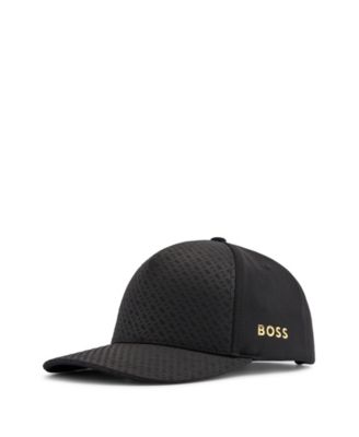 Hugo Boss BOSS Men's Logo Monogram-Pattern Cap - Macy's
