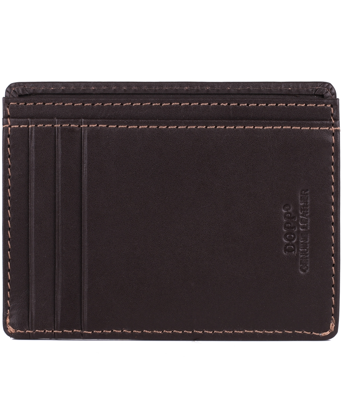 Dopp Regatta Front Pocket Get-away Wallet In Brown