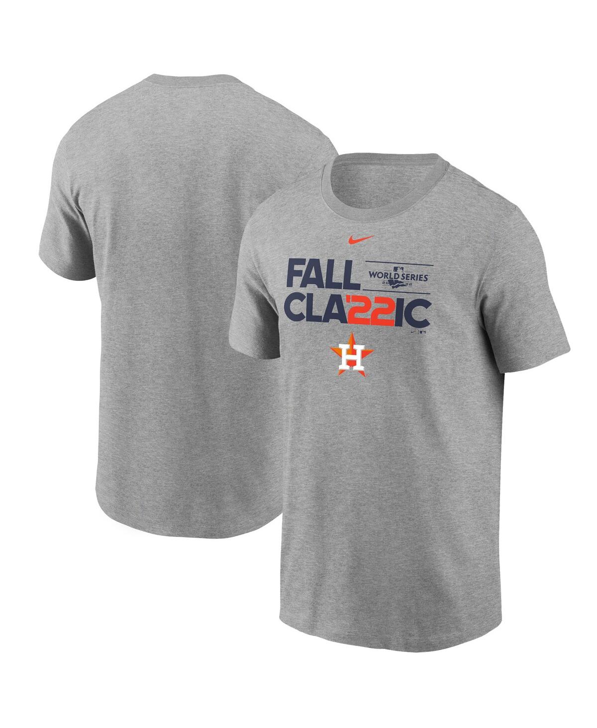 Men's NikeHouston Astros 2022 World Series Icon T-Shirt - Heather Gray