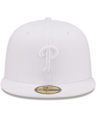 New Era Men's Philadelphia Phillies White on White 59FIFTY Fitted Hat