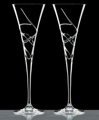 Stemware, Adorn Toasting Flutes, Set of 2