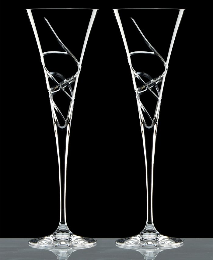 Lenox Stemware, Adorn Toasting Flutes, Set of 2 Macy's
