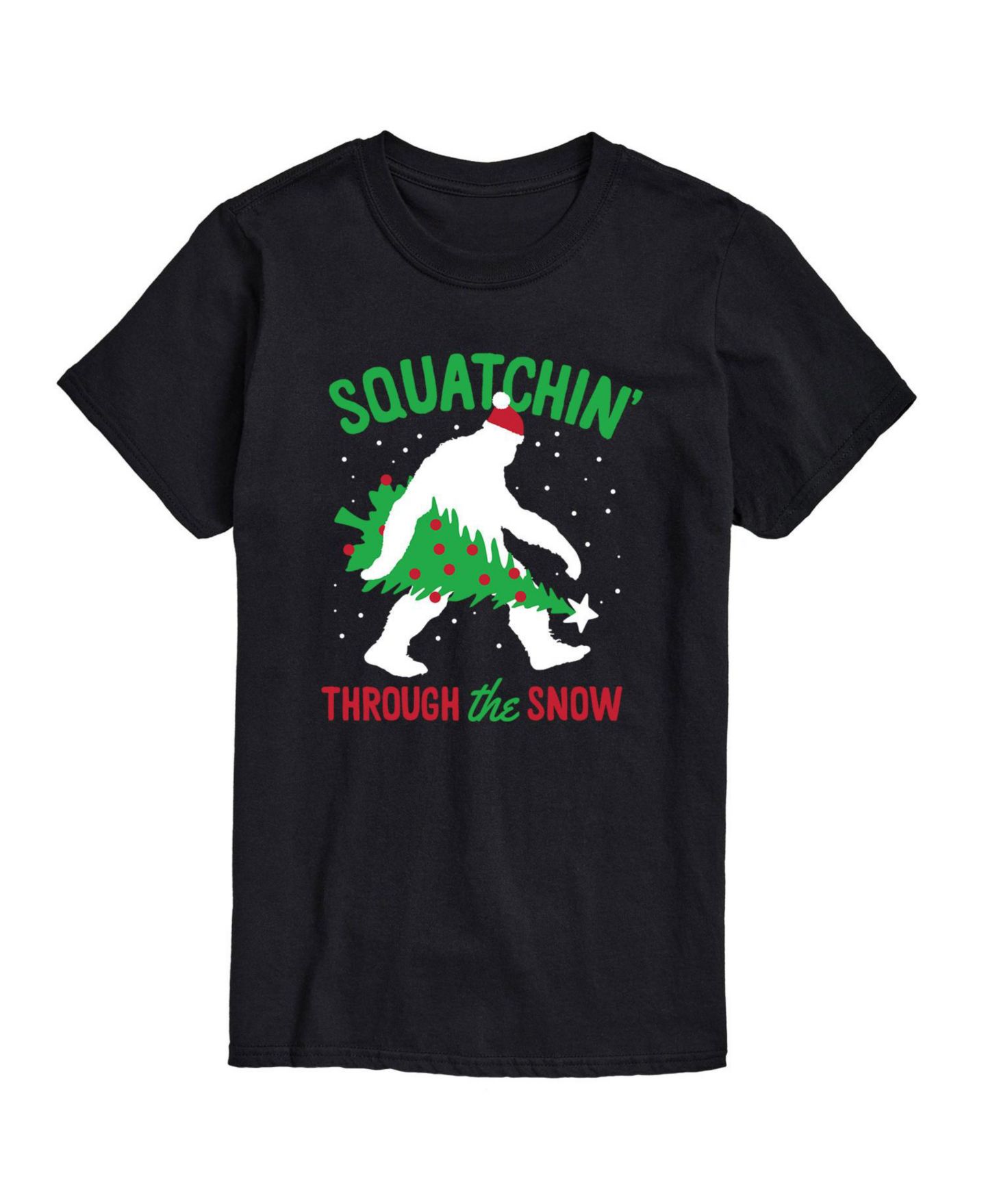 Мужская футболка AIRWAVES Squatchin' Short Sleeve, цвет: Чёрный — фото 1