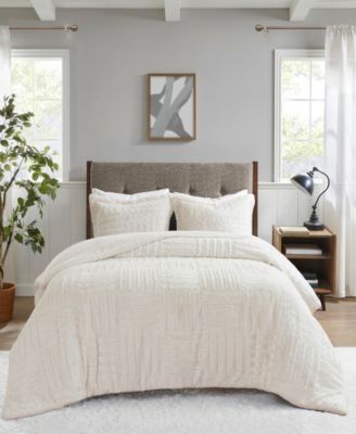 Arctic 3-Pc. Faux Fur Comforter Set, King/California King