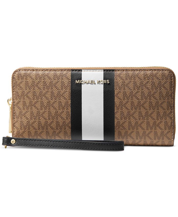 Michael Kors Signature Jet Set Travel Continental Wallet & Reviews - Travel  Accessories - Luggage - Macy's