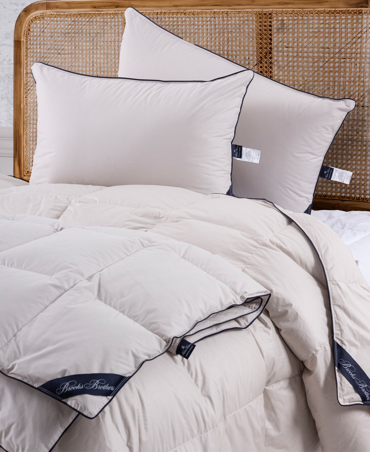 Brooks Brothers Goose Feather & Down Filled Comforter