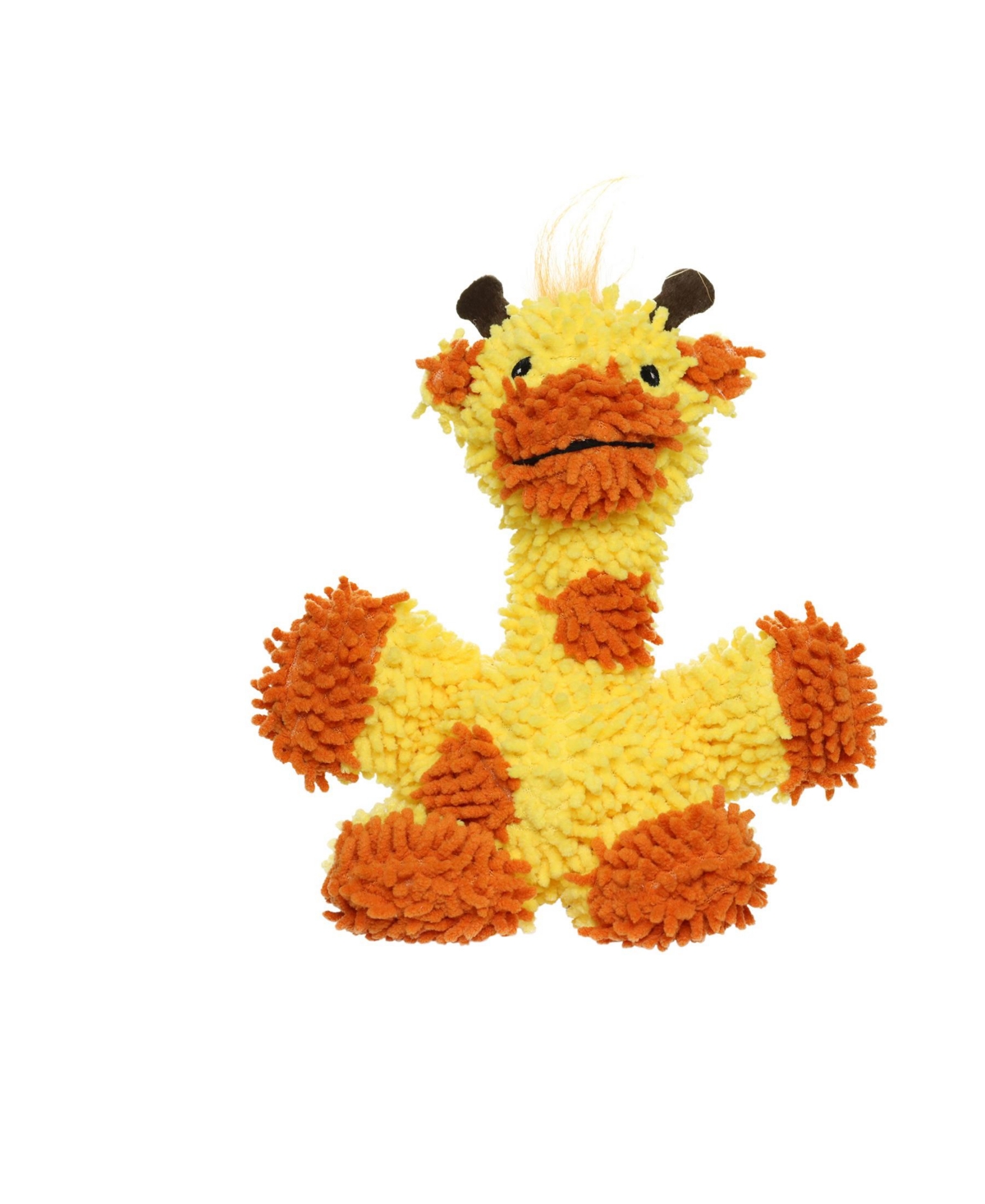 Jr Microfiber Ball Giraffe, Dog Toy - Yellow