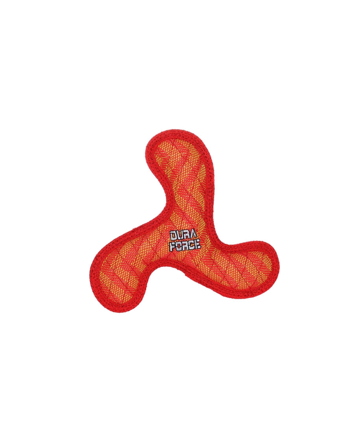 Jr Boomerang ZigZag Red-Red, Dog Toy - Bright Red