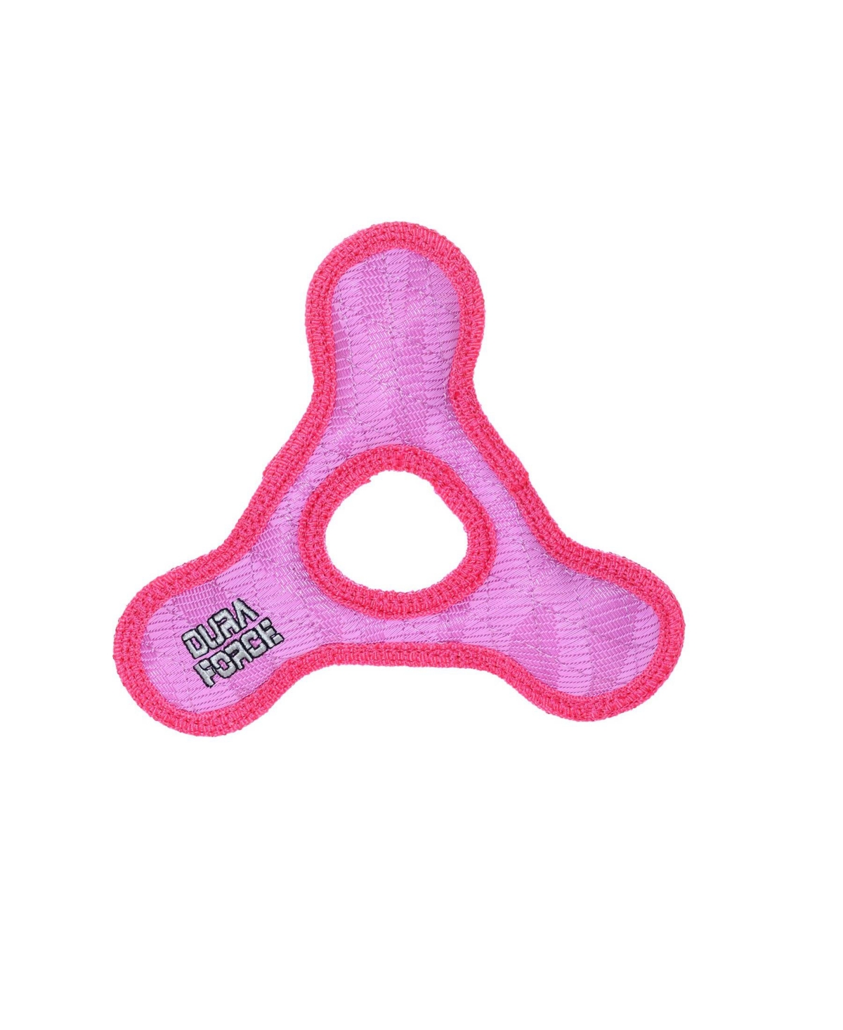 Jr TriangleRing Tiger Pink-Pink, Dog Toy - Bright Pink