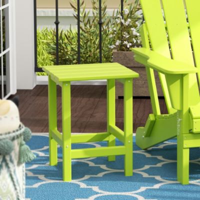 All-Weather Outdoor Patio Poly Adirondack Side Table