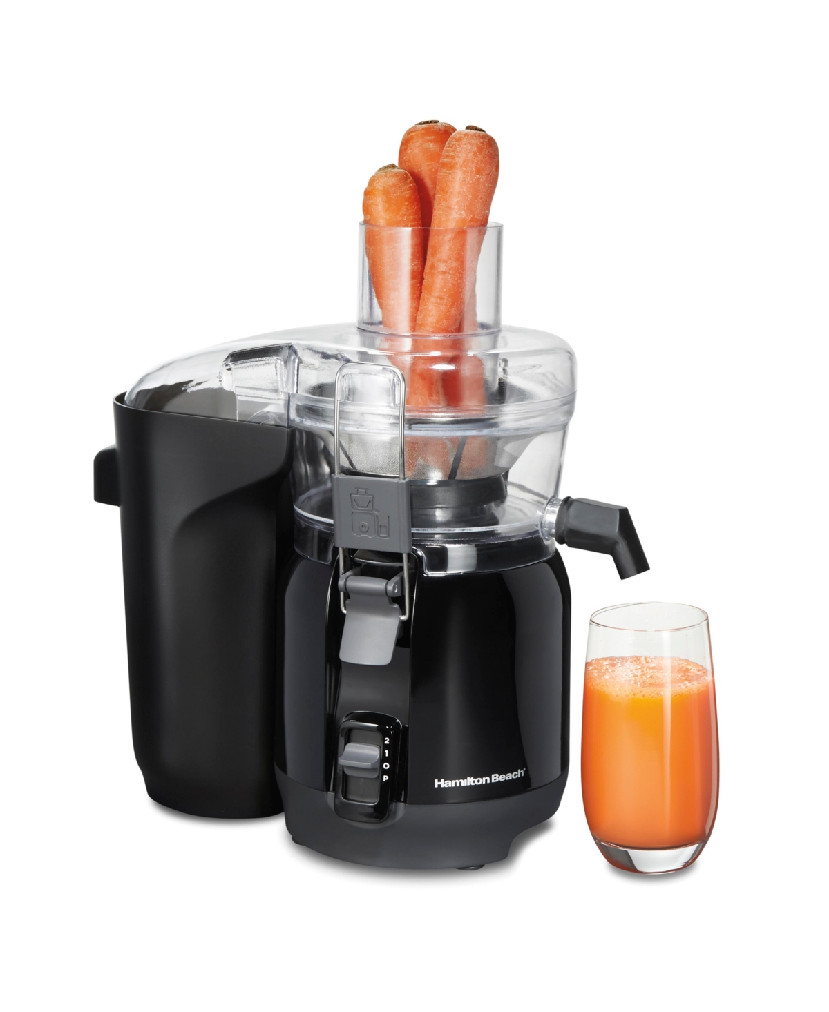 Hamilton Beach Big Mouth Juice And Blend 2-in-1 Juicer And Blender In Black