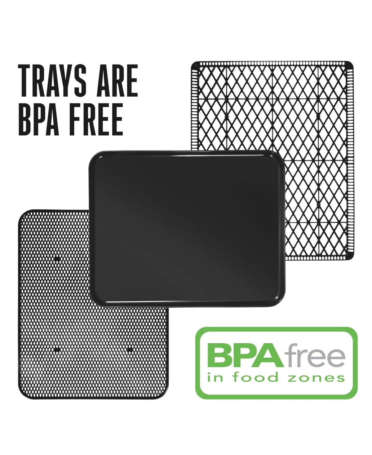 Weston 10 Tray Digital Food Dehydrator with Oven-Style Door - 75-1001-w - Black and Silver-Tone