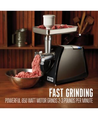 8 Electric Meat Grinder & Sausage Stuffer - 33-0801-W