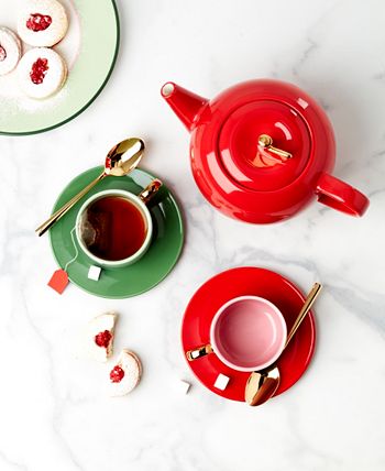 Kate Spade New York Make It Pop Red Tea Kettle