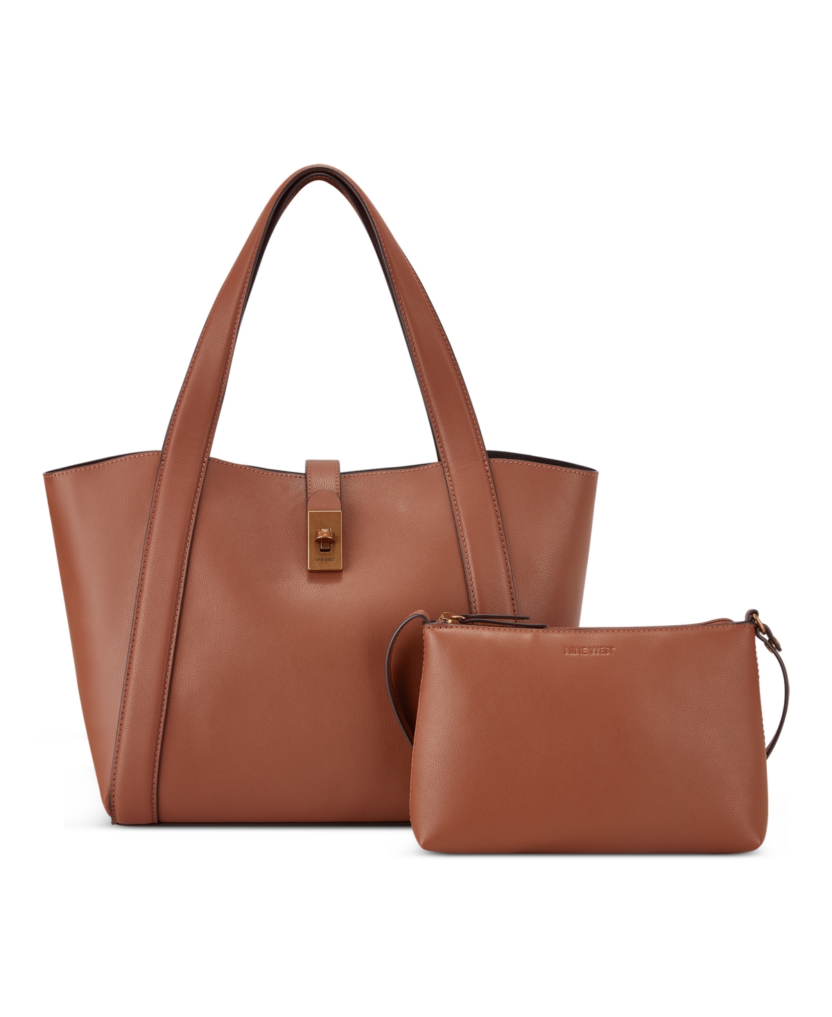 Nine West Women's Morely 2 In 1 Tote In Saddle Tan