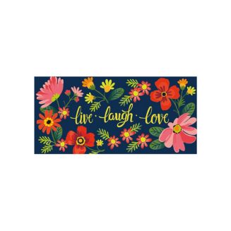 Home Sweet Home Floral Sassafras Mat - 10 x 22 Insert Doormat