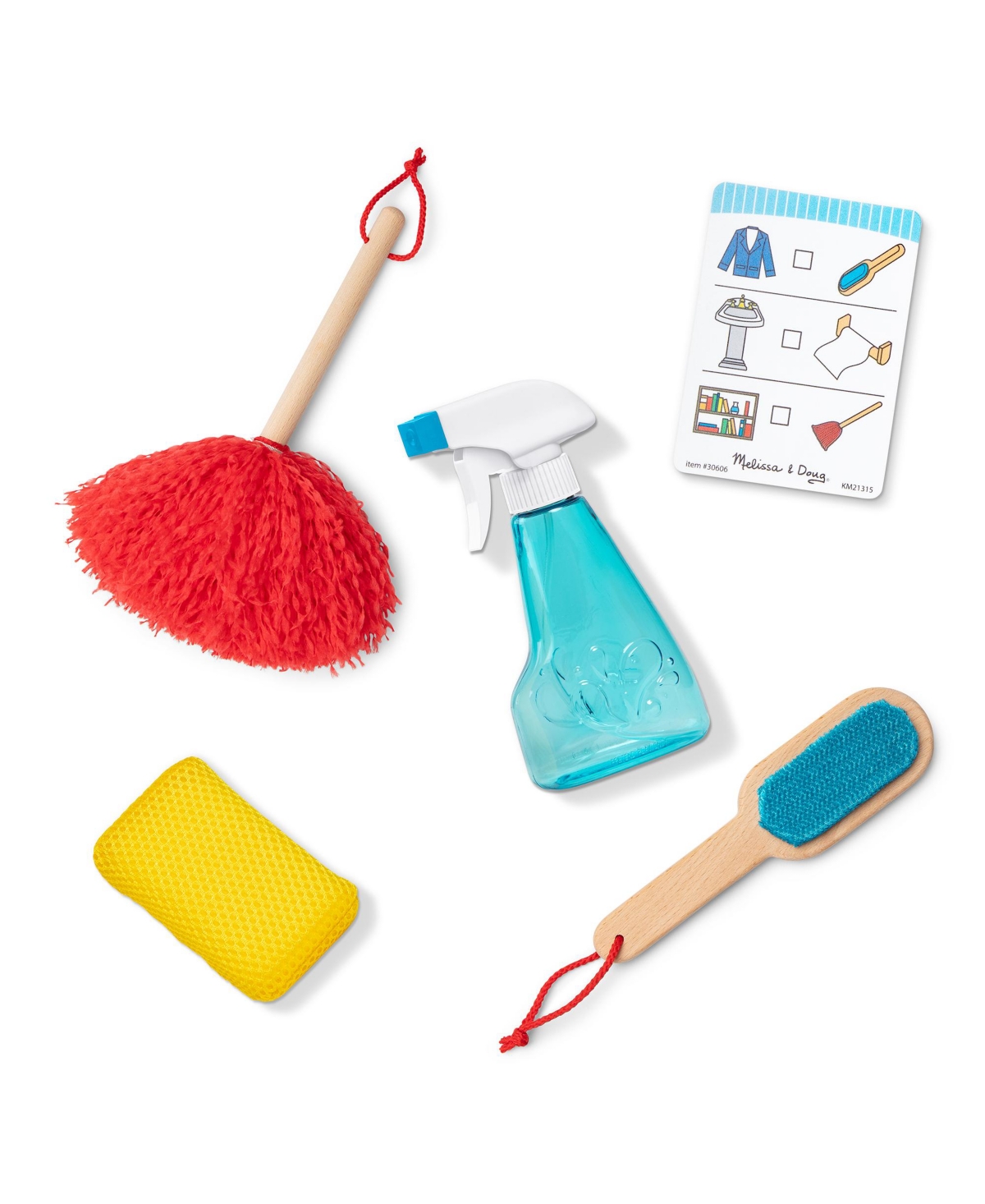 MELISSA & DOUG DELUXE SPARKLE SHINE CLEANING PLAY SET 