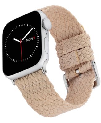 Tan Woven Perlon Band designed for Apple Watch&reg; 42mm (Series 1-3 only) & 44/45/46/49mm (Ultra & Ultra 2)
