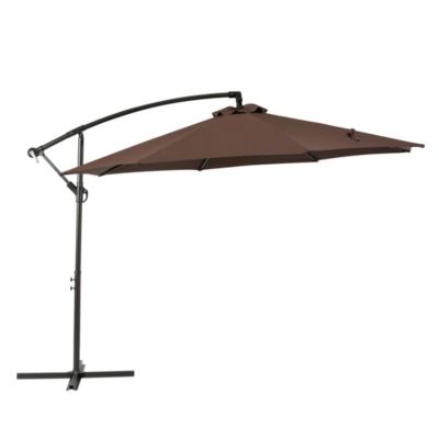 10 Ft Outdoor Patio Cantilever Offset Umbrella