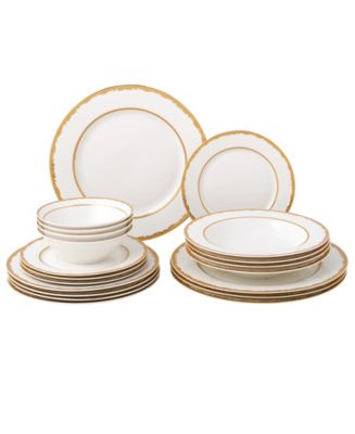 Lorren Home Trends 20 Piece Service for 4 Dinnerware Set - Macy's