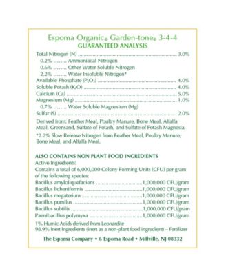 Organic Garden-Tone General Purpose Plant Food, 6.75lb