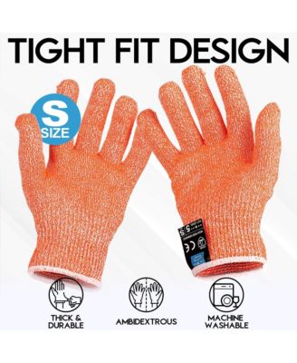 Cut Resistant Gloves Food Grade Level 5 Protection - Comfortable Safety Cut Resistant Work Gloves