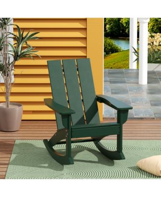 Modern Adirondack Outdoor Rocking Chair