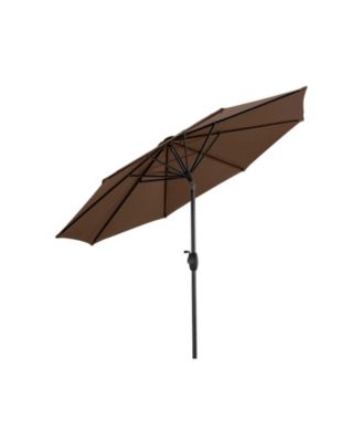 9 Ft Outdoor Patio Market Umbrella with Tilt and Crank
