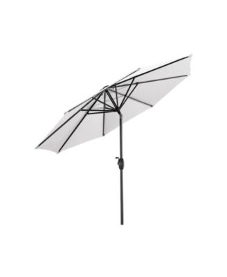 9 Ft Outdoor Patio Market Umbrella with Tilt and Crank