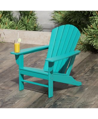 All-Weather Contoured Outdoor Poly Adirondack Chair