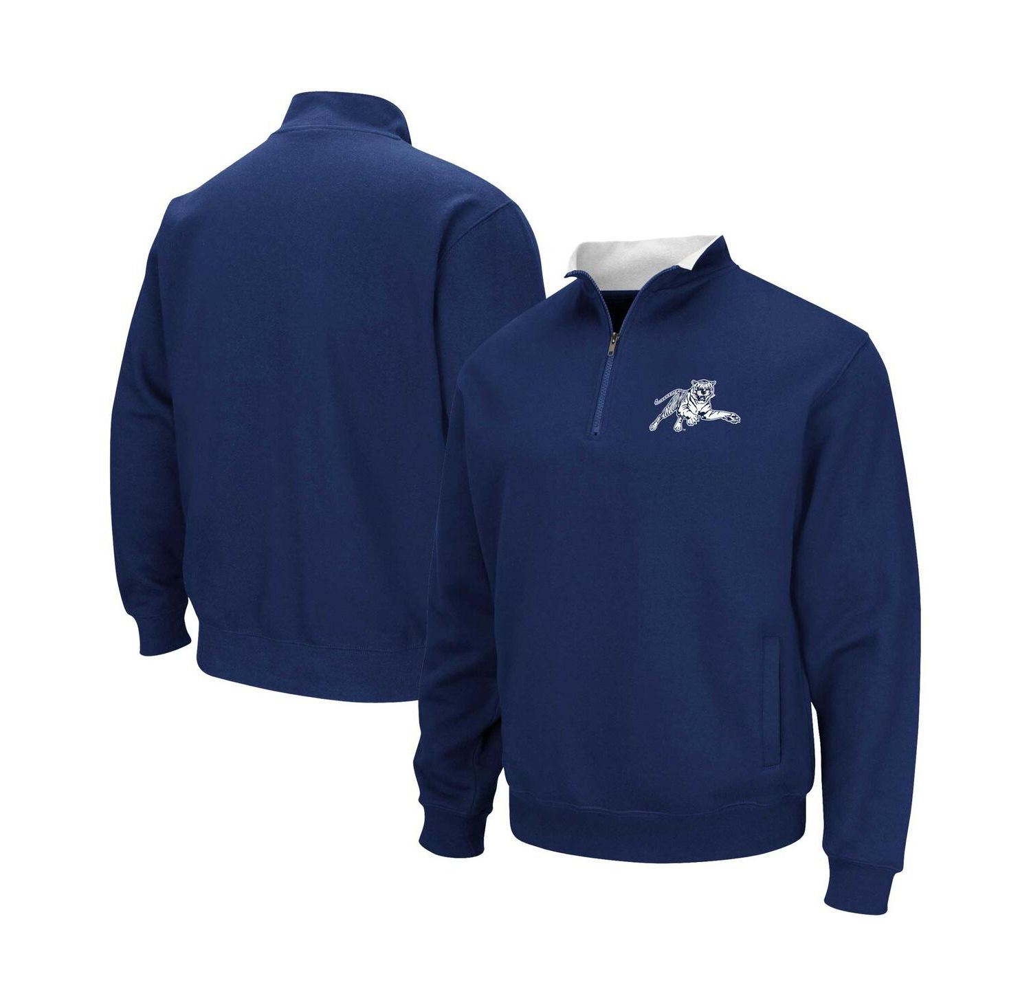 Men's Royal Jackson State Tigers Tortugas Quarter-Zip Sweatshirt