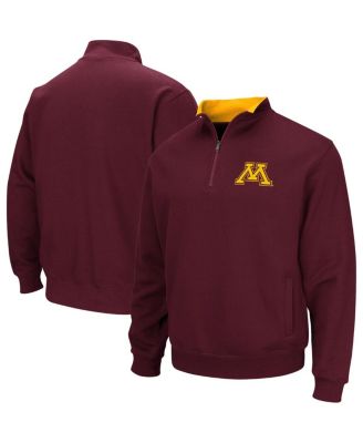 Men's Maroon Minnesota Golden Gophers Big and Tall Tortugas Logo Quarter-Zip Sweatshirt