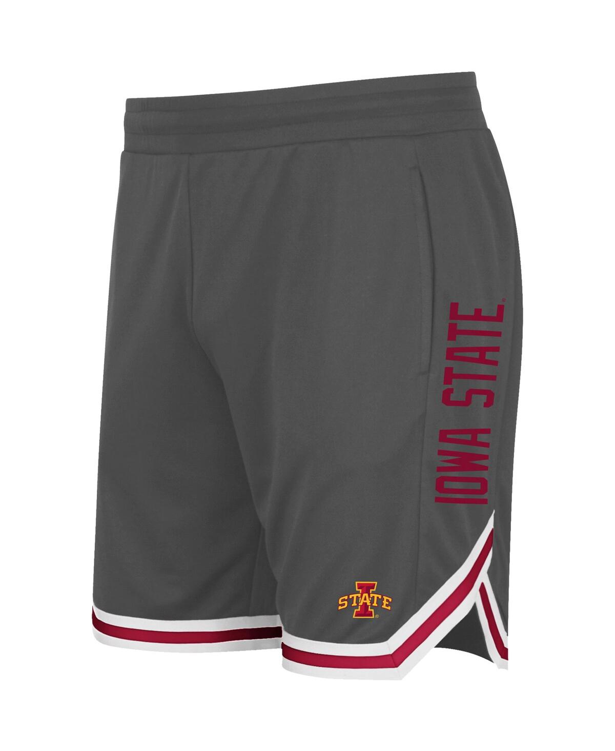 Men's ColosseumIowa State Cyclones Continuity Shorts - Charcoal