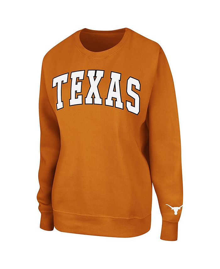 Colosseum Women's Texas Orange Texas Longhorns Campanile Pullover ...