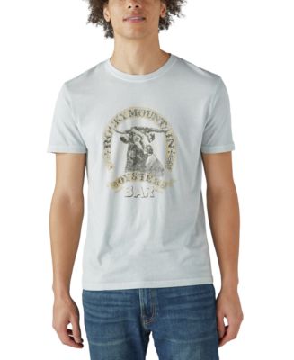 Lucky Brand Men's Rocky Mountain Oyster Bar Graphic T-shirt - Macy's