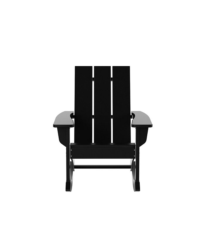 WestinTrends Modern Adirondack Outdoor Rocking Chair (Set of 2) Macy's