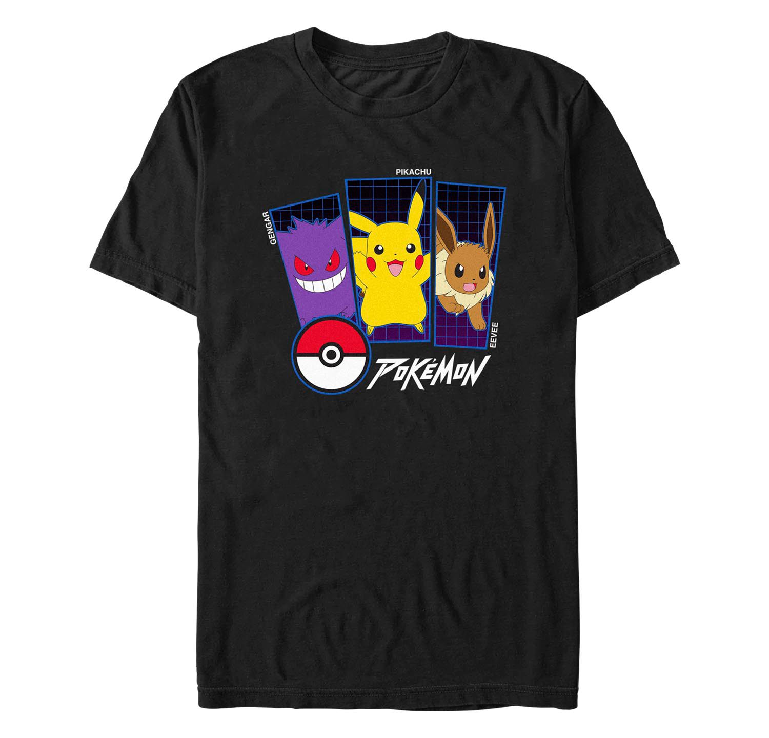 Men's Pokemon Trio Short Sleeve T-shirt