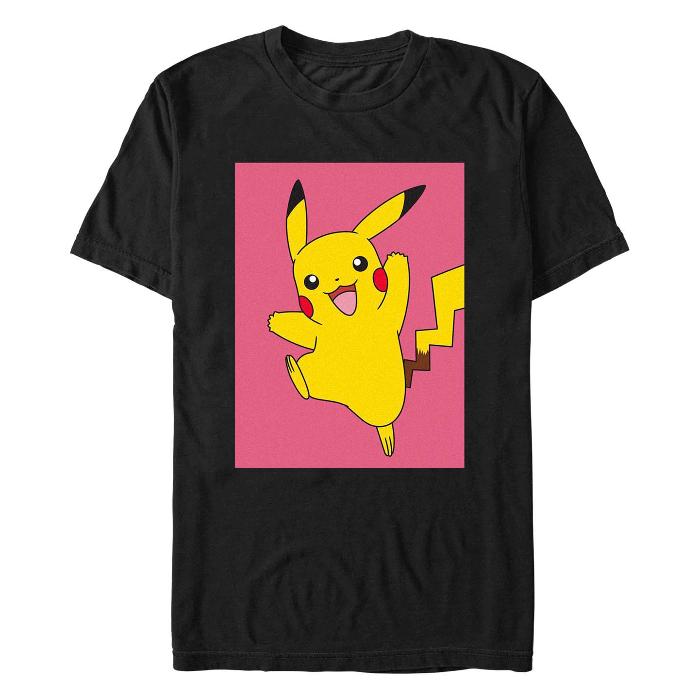 Мужская футболка Fifth Sun Pokemon Pika Leap Short Sleeve, цвет: Чёрный — фото 1