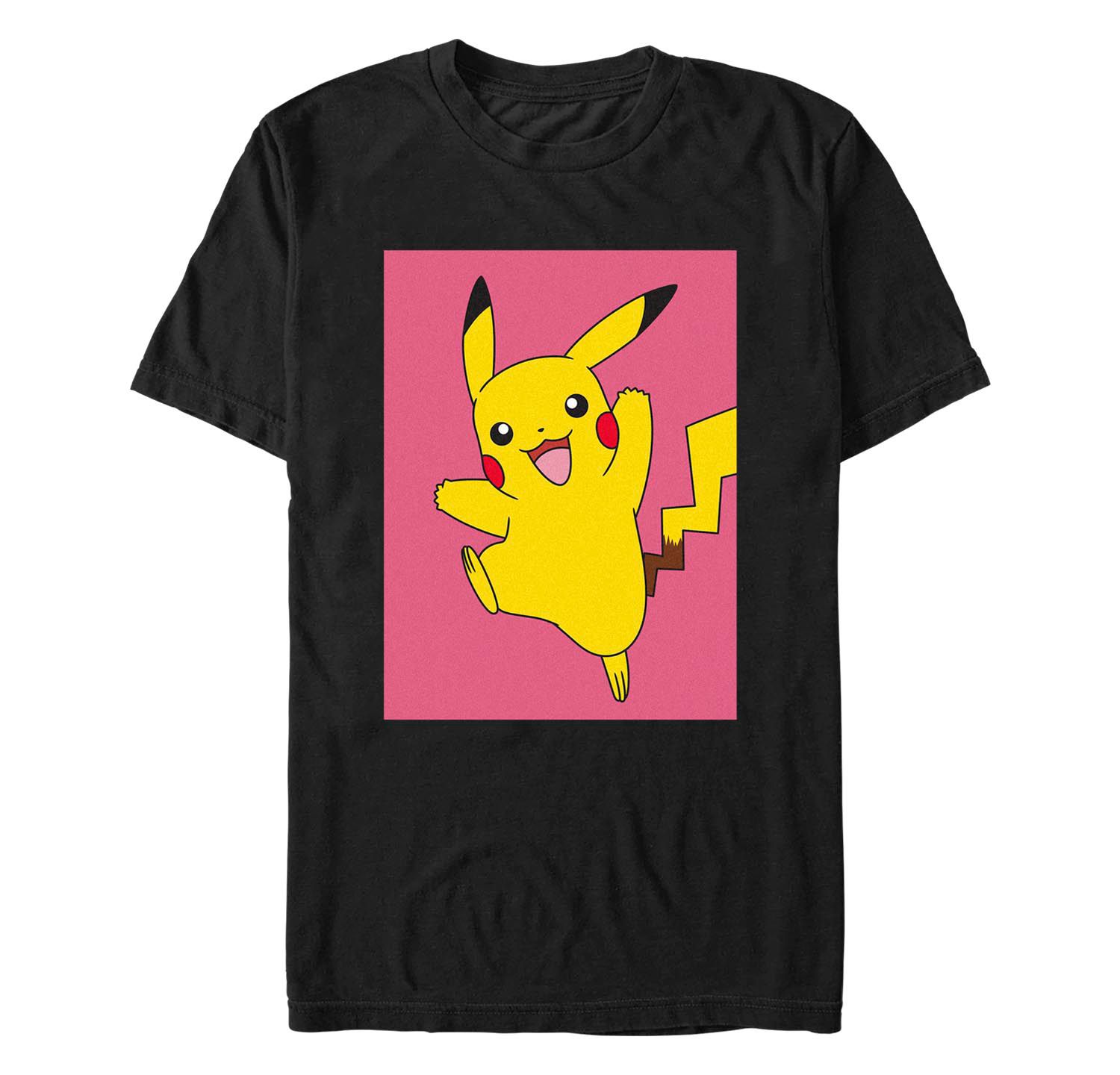 Men's Pokemon Pika Leap Short Sleeve T-shirt