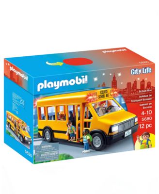 PLAYMOBIL Time To Go School Bus Playset Macy's