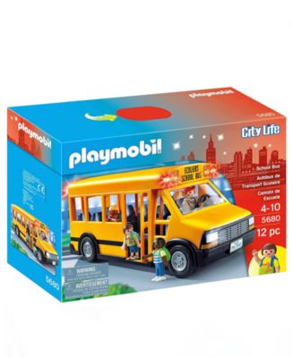 PLAYMOBIL Time To Go School Bus Playset Macy's