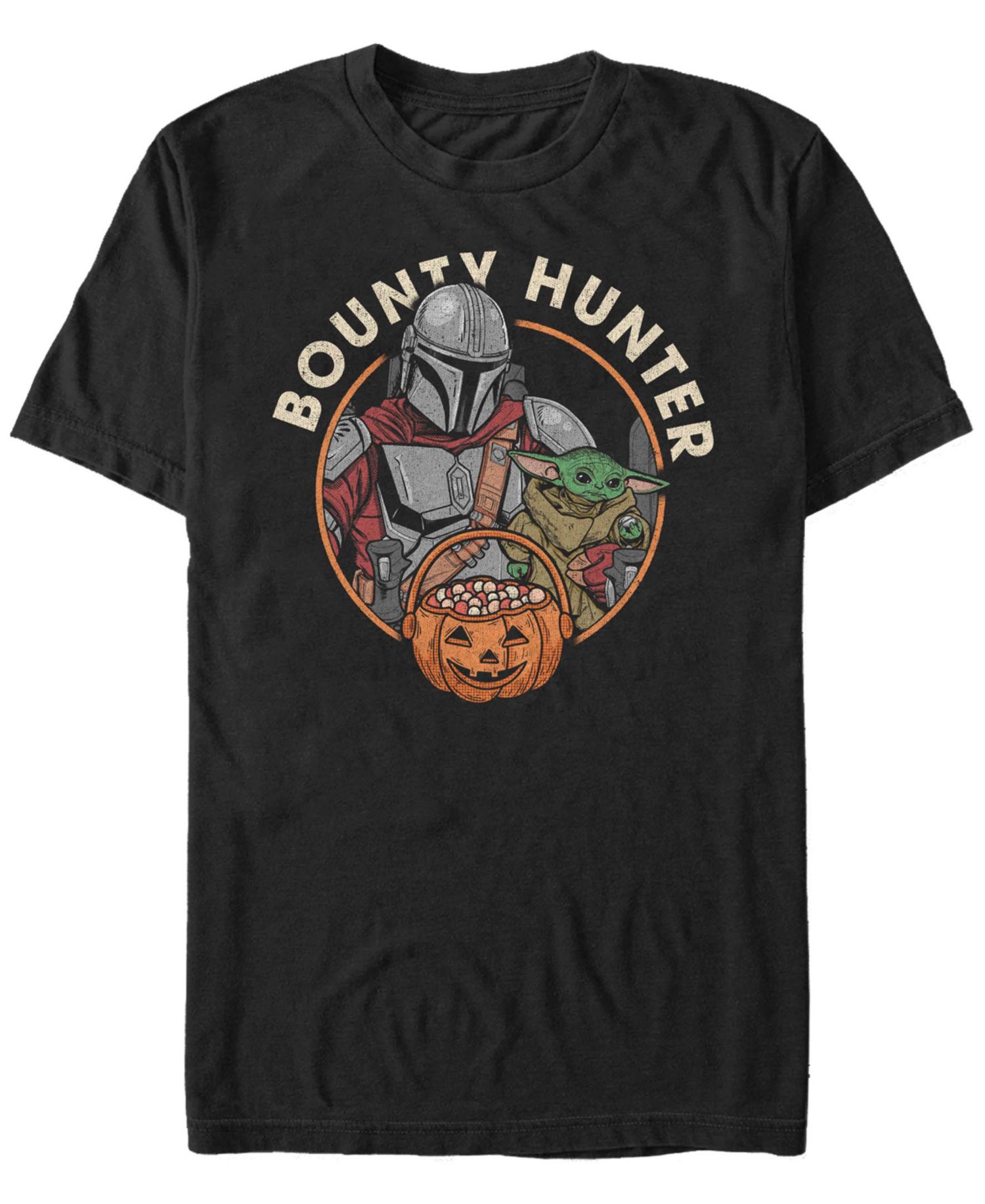 Men's Star Wars Mandalorian Candy Hunter Short Sleeves T-shirt