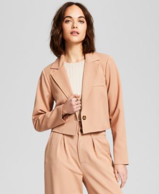 And Now This - Women's Cropped Blazer