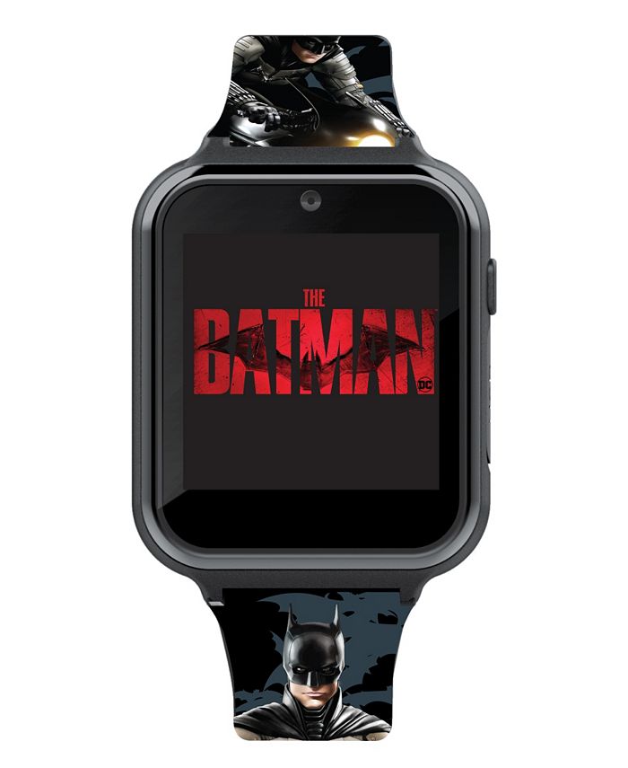 Batman Unisex Black Silicone Strap Smart Watch Macy s