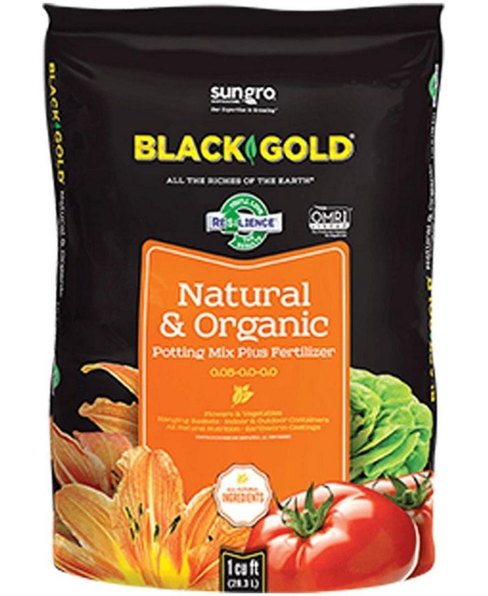 SunGro Black Sunjoy Sun Gro Horticulture Black Gold Natural & Organic ...